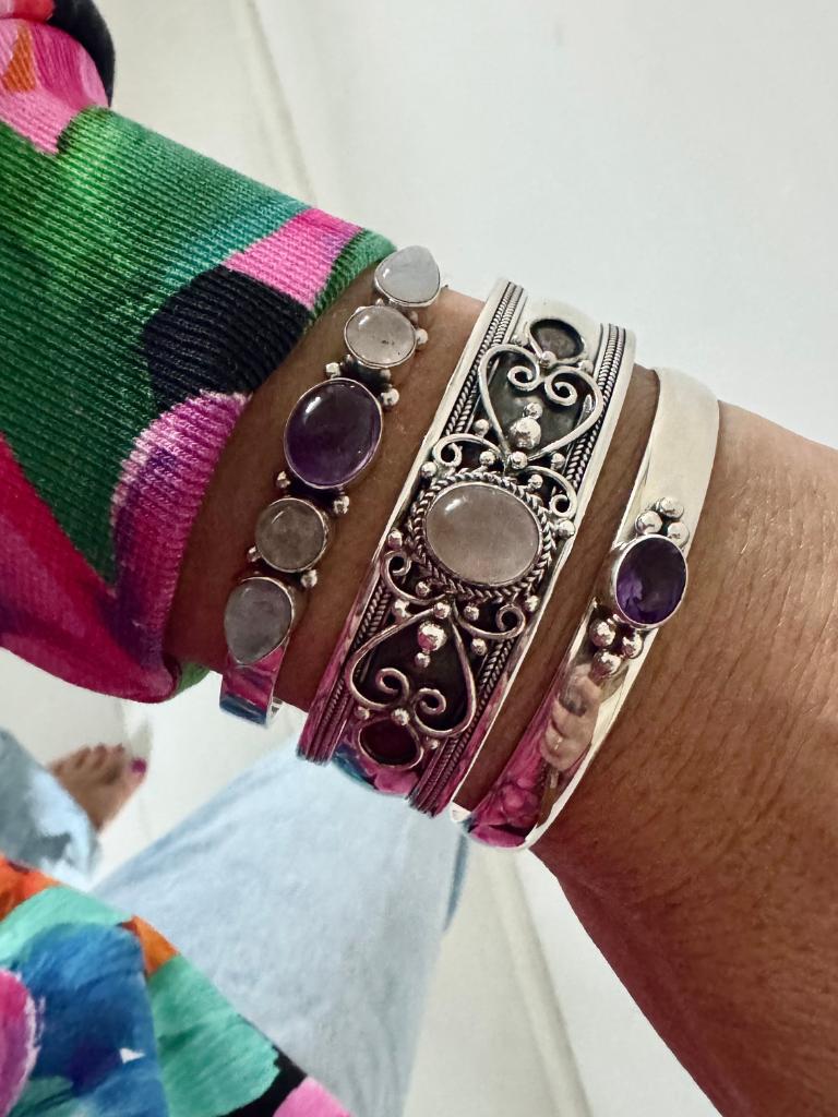 Raja Rozenkwarts Bangle