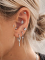 Yuna Titanium Zirkonia Oorbel - 1 ST.