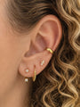 Sari Zilveren Oorbel 14K Goldplated - 1 ST.