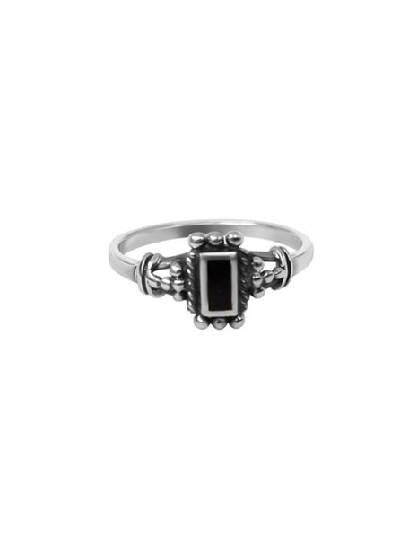 Lality Zwarte Onyx Ring
