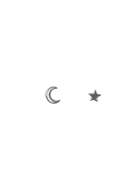 Moon & Star Oorknopjes