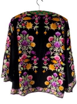 Embroidery Bloemen Kimono Maat: M\L
