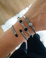 Batu Zwarte Onyx Armband